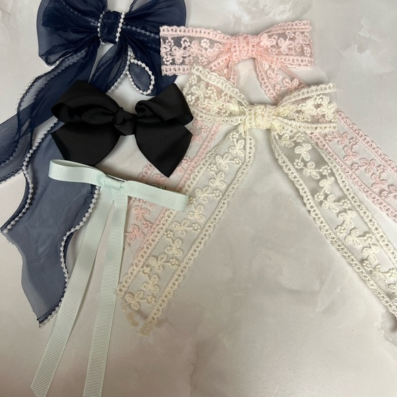 Elegant Bow Hair Accessories Set - Picture 7 of 7